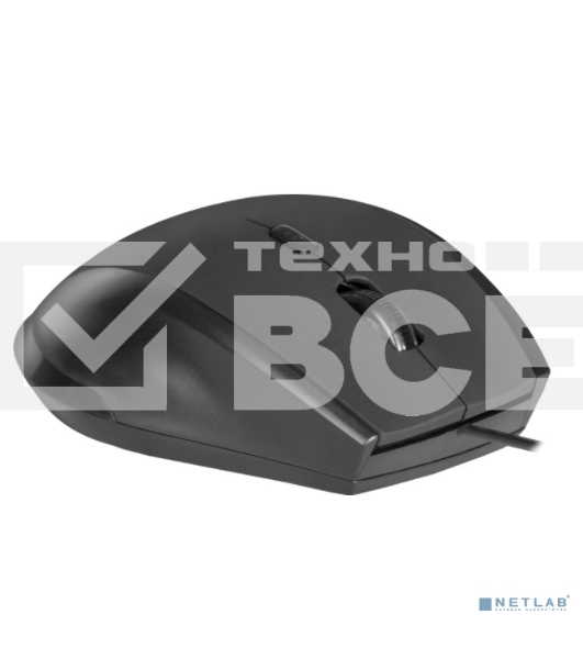 Мышь проводная Defender Accura MM-362 черный, 1600 dpi, USB, кнопки - 6