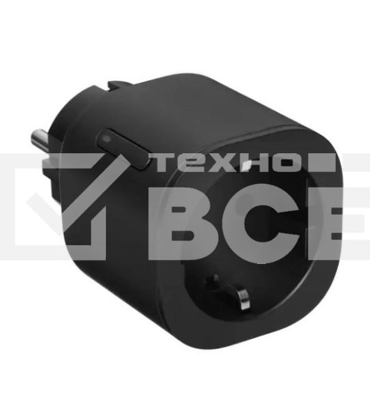 Умная розетка Yandex Matter EUBT Wi-Fi черный (YNDX-00540BLK)
