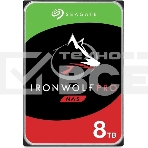 Жесткий диск Seagate SATA-III 8TB ST8000NT001 NAS Ironwolf Pro 512E (7200rpm) 256Mb 3.5