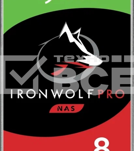 Жесткий диск Seagate SATA-III 8TB ST8000NT001 NAS Ironwolf Pro 512E (7200rpm) 256Mb 3.5