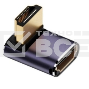 Переходник HDMI угловой папа-мама вверх