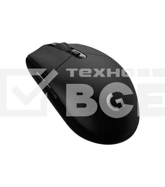 Мышь беспроводная Logitech G304 Lightspeed черный, 12000 dpi, радиоканал, USB, кнопки - 6
