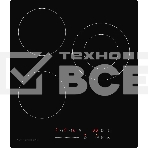 Встраиваемая варочная панель ECS 403 45 см, 3 конфорки, черный цвет, фото2