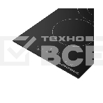 Варочная панель Kuppersberg, Hi-Light, High-Tech, 30 см, 2 конфорки, 9 уровней мощности, таймер, автоматическое отключение, индикация остаточного тепла, сенсорное управление, черный, фото3