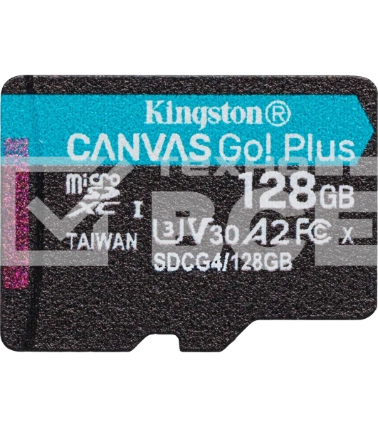 Флеш карта microSDXC 128Gb Kingston SDCG4/128GbSP Canvas Go! Plus w/o adapter