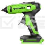 Пистолет клеевой аккумуляторный GreenWorks G24GLG, 24V, 11 мм, без АКБ и ЗУ (3502207), фото12