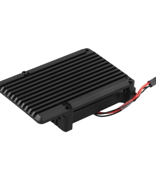 Корпус ACD RA503 Aluminum Case with Double Fans for Raspberry Pi 4B, черный