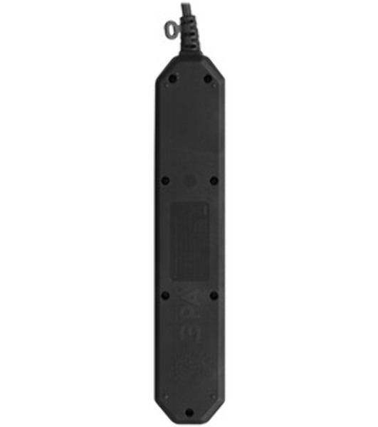 Сетевой фильтр ЭРА USF-5es-3m-B, 3 м, черный