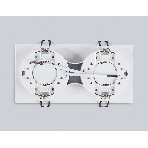 Светильник Ambrella light TN6711/2 WH белый IP44 GX53/2 max 15W 210*105*45, фото4