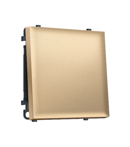 MS881010 Комплект механизма 1-кл выключателя SIGMA Золото Мягкое касание 10A-250V QUANT PRO (SP8810, PR101)