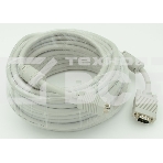 Кабель VGA DB15 (m)/DB15 (m) 30м феррит.кольца (CABLE30), фото2