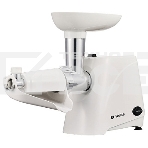 Мясорубка электрическая Delta DL-6101M белый, 2000 Вт, 1.8 кг/мин, реверс, защита от перегрузки, насадки - 4, фото4