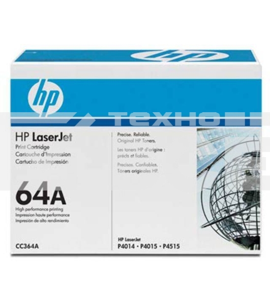 Картридж лазерный HP CC364A черный LJ P4014/4015/4515 (10000стр.)