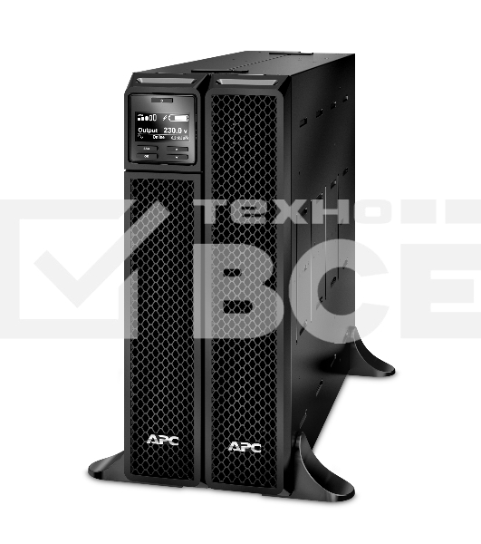 Источник бесперебойного питания APC Smart-UPS SRT SRT2200XLI 1980Вт 2200ВА черный