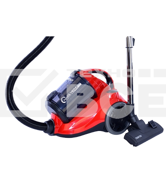Пылесос Centek CT-2530 красный/черный, 400/2300 Вт, уборка сухая, пылесборник контейнер, 2 л