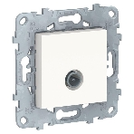 Механизм розетки TV UNICA NEW одиноч. бел. SchE NU546218, фото 1