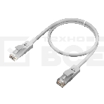 Патч-корд GCR прямой 11.0m UTP кат.5e, серый, позолоченные контакты, 24 AWG, литой, ethernet high speed 1 Гбит/с, RJ45, T568B, GCR-51514, фото6