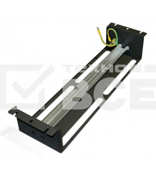Рейка-DIN Hyperline BPB19-PS-3U-RAL9005 1U черный (упак.:1шт)