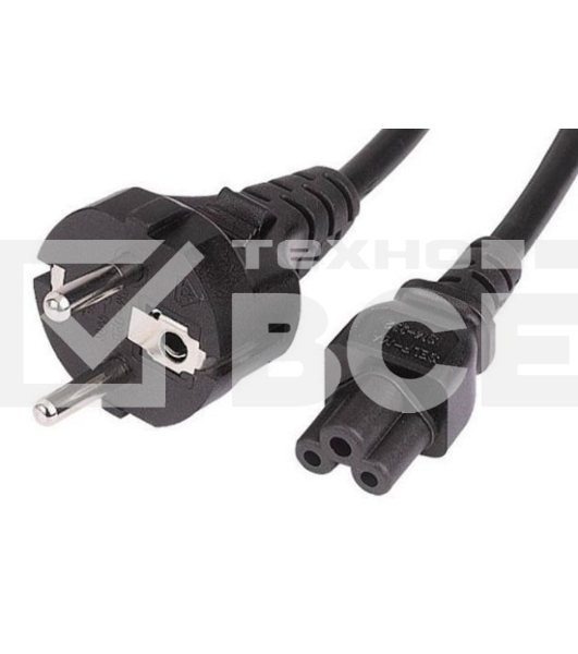 Кабель Buro BU-PCAB-1.8-3PIN IEC C5 (3-pin) Евровилка 1.8м