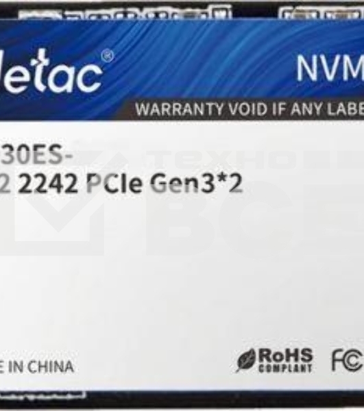 Накопитель SSD Netac N930ES, 256GB, PCIe 3.0 x2, M.2 2242, NVMe, R/W 1650/1500