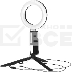 Светильник кольцевой Gauss 10W 600lm 3000-6500K 5V USB IP20 160x23мм черный дим, пульт LED 8, фото2