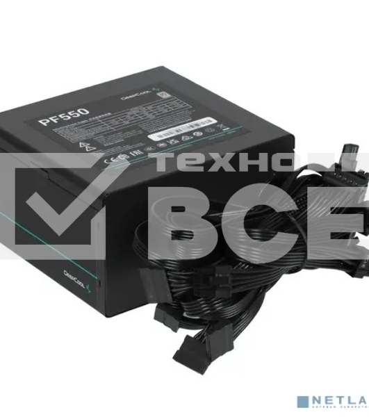 Блок питания Deepcool / GamerStorm PF550, 550Вт, 80 PLUS, 120мм, черный