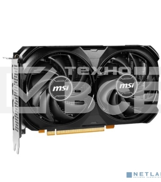 Видеокарта MSI RTX4060 VENTUS 2X BLACK 8G OC  GDDR6 128-bit DPx3 HDMI ATX 2FAN