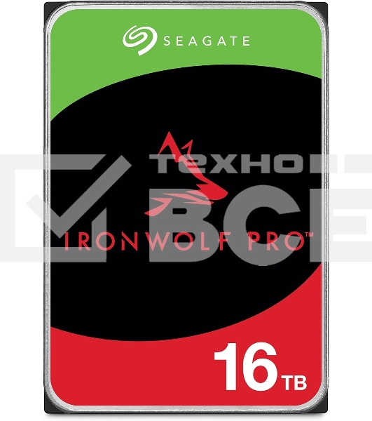 Жесткий диск Seagate SATA-III 16Tb ST16000NT001 NAS Ironwolf Pro 512E (7200rpm) 256Mb 3.5
