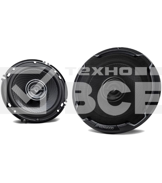 Колонки автомобильные Kenwood KFC-PS1696 320Вт 88дБ 4Ом 16.5см (6 1/2дюйм) (ком.:2кол.) коаксиальные двухполосные