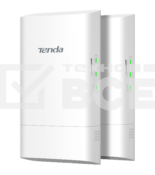 Tenda O1-5G Наружная точка доступа, 5 ГГц, до 867 Мбит/с, внутренняя антенна 1x9dBi, IP65, PoE, LAN 1x100 Мбит/с
