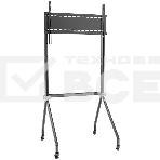 Мобильная стойка напольная Kromax OMEGA-13 черный, 1 шт/уп, Мобильная стойка напольная для TV 32