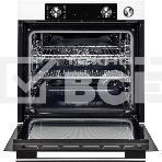 Электрический духовой шкаф Kuppersberg KSO 610 W 60 см, 80 л, High-Tech, 10 режимов, ПАР, Soft Close, телескопические направляющие, белый цвет, фото2