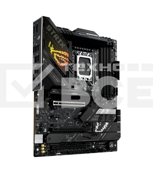 Материнская плата ASUS ROG STRIX Z890-H GAMING WIFI, LGA1851, Intel Z890, 4xDDR5, 4xSATA, 4xM.2, 1xPCIe 5.0 x16, 2xPCIe 4.0 x16, 1xDP, 1xHDMI, 1x5Gb LAN, Wi-Fi 7, 2xUSB 2.0, 4xUSB 3.2 Gen 1, 4xUSB 3.2 Gen 2, 2xUSB 3.2 Gen 2x2, 1xUSB-C, 1xS/PDIF, 2x3.5 мм,