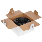 Кабель информационный Lanmaster TWT-5EFTP2-OUT кат.5е F/UTP общий экран 2X2X24AWG PVC внешний 305м черный, фото4