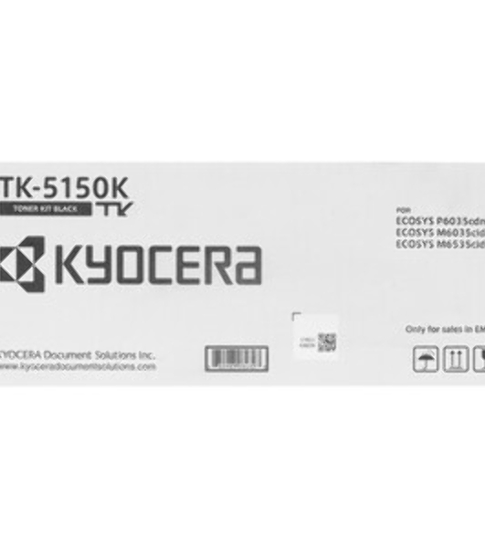 Картридж лазерный Kyocera TK-5150K (1T02NS0NL0) черный для P6035cdn/M6035cidn/M6535cidn 12000 стр.