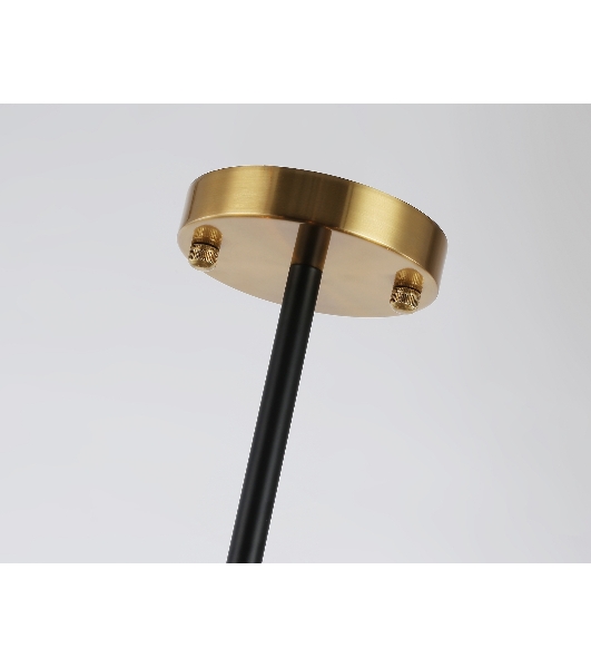 Люстра Ambrella light LH55515/12 BK/BS/CL черный/латунь/прозрачный E14*12 max 40W D860*905