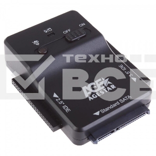 Адаптер-переходник AgeStar для HDD 2.5'/3.5' 3FBCP1 черный