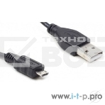Кабель USB 2.0 Pro Cablexpert CC-mUSB2-AMBM-1M, AM/microBM 5P, 1м, экран, черный, пакет, фото2
