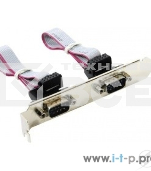 Планка портов в корпус 2xCOM DB9 Male, Orient C088 oem