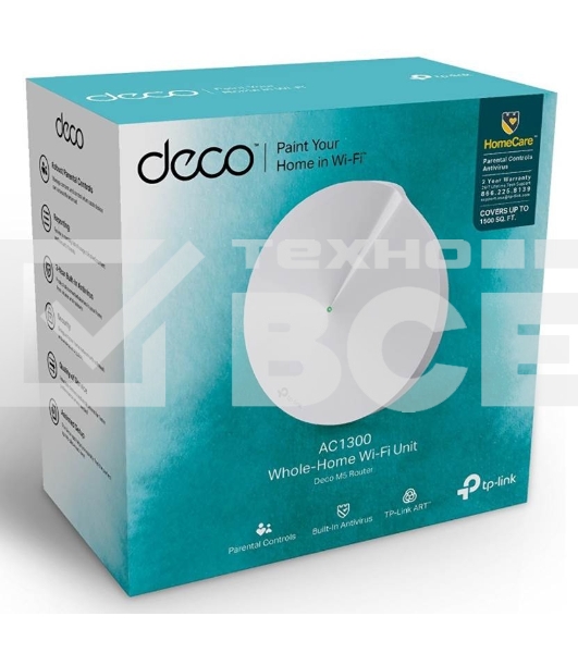 Роутер TP-Link DECO M5(1-PACK) AC1300 Домашняя Mesh Wi-Fi система