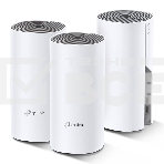 Домашняя Mesh Wi-Fi система TP-Link Deco E4 (3-Pack), 1167 Мбит/с (5 ГГц: до 867 Мбит/с + 2,4 ГГц: до 300 Мбит/с), 2 порта 100 Мбит/с, 2 встроенные антенны на каждом модуле Deco, фото11