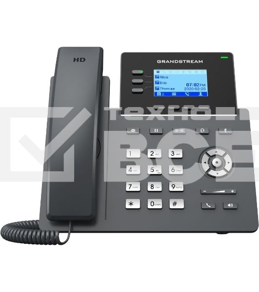 Телефон IP Grandstream GRP2603P черный