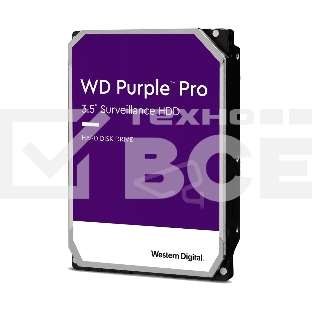 Жесткий диск Western Digital  Original SATA-III 18Tb WD181PURP Video Purple Pro (7200rpm) 512Mb 3.5