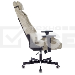 Кресло игровое Knight N1 Fabric бежевый Light-21, с подголов. крестовина металл, фото23