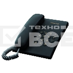 Телефон проводной Panasonic KX-TS2350RUB черный {повтор номера, регул-ка громкости, кр.на стену}, фото5