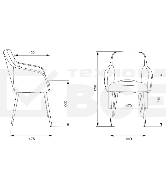 Кресло компьютерное Бюрократ CH-380F сапфировый Italia 17 на ножках металл черный