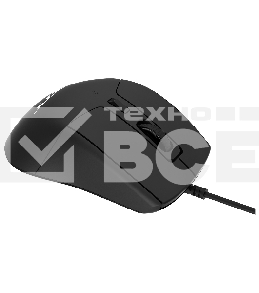 Мышь проводная Acer OMW130 черный, 3600 dpi, USB, кнопки - 6