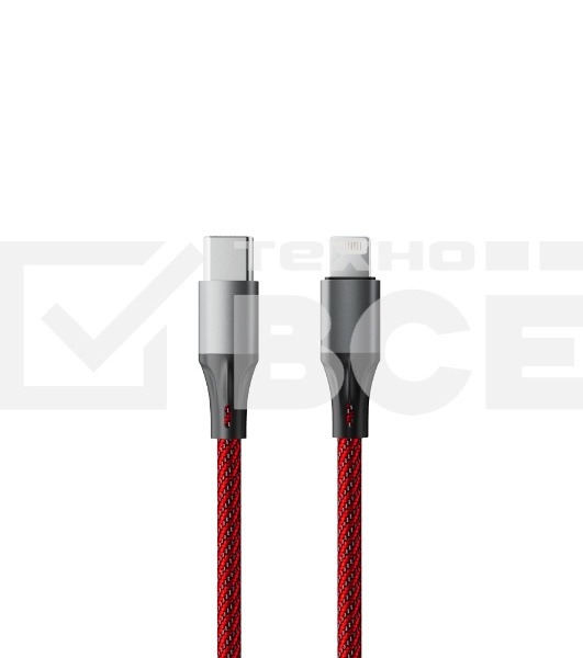 Кабель Accesstyle CL30-F100M Red-Black