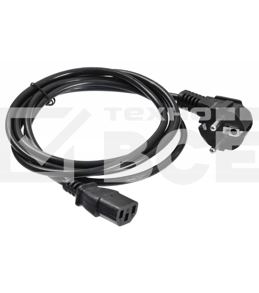 Кабель Buro BU-PCAB-ZP IEC C13 Евровилка 1.8м