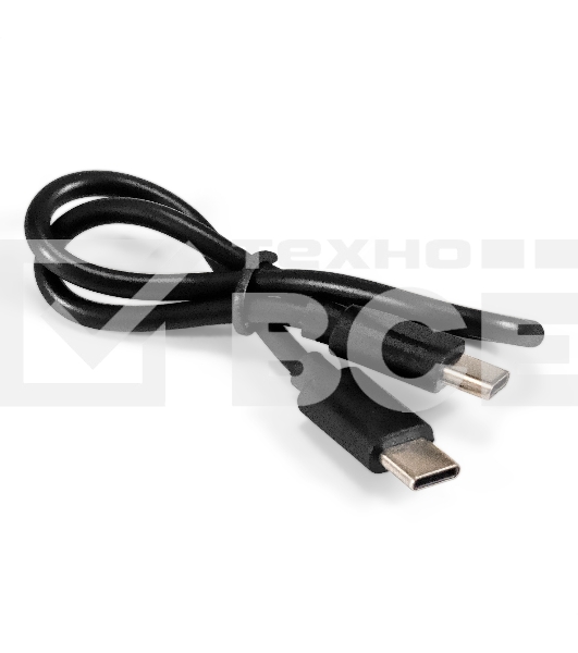 Кабель для зарядки ExeGate EX-CCP-USBC-CMCM-0.3M (USB Type Cm/Cm, 3A, 60W, 0,3м)